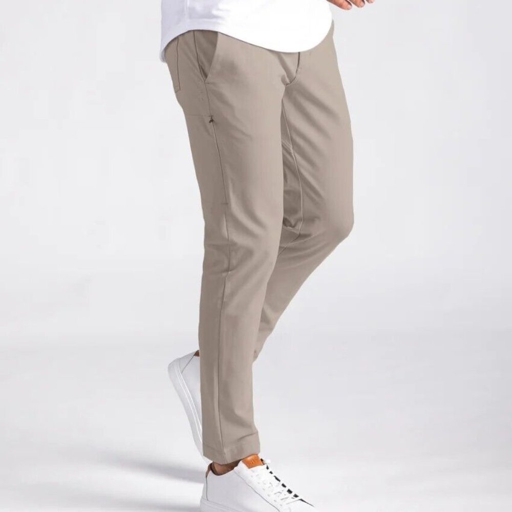 BYLT Basics Everyday Pants 2.0, Color: Taupe, 34 Waist, 31 Inseam - New w/o Tags